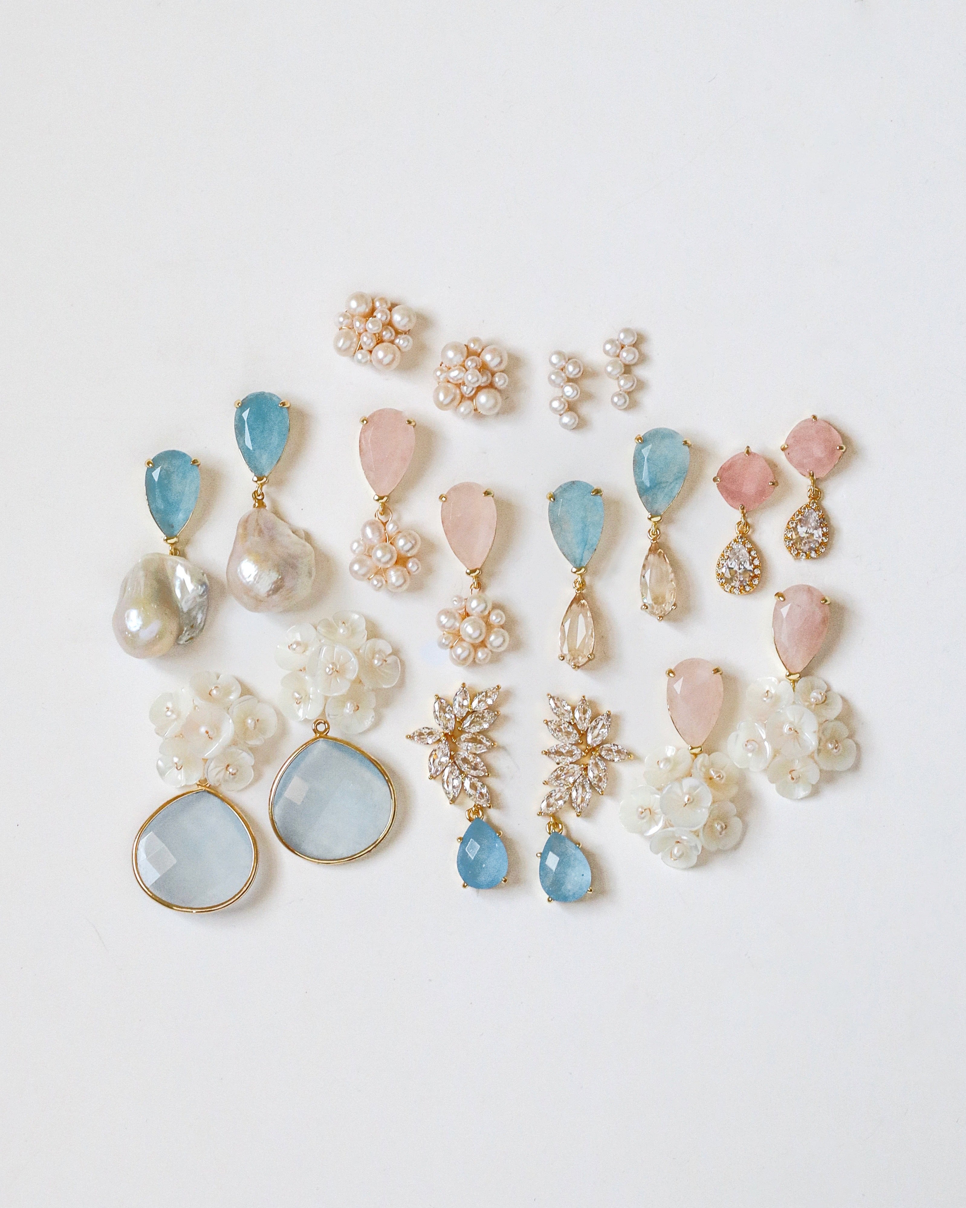 Bouquet + Light Blue Drop