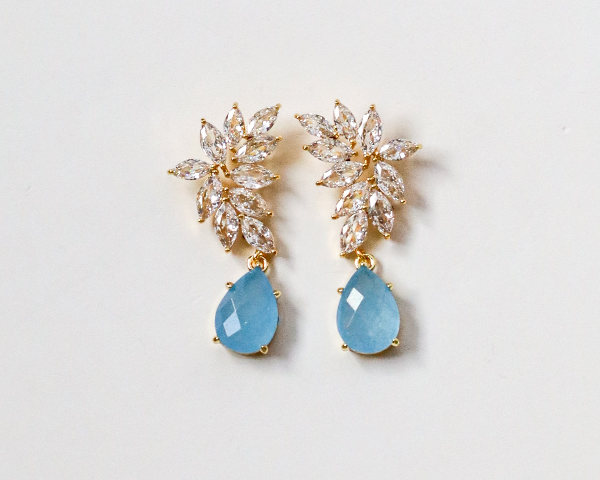 Teal + Diamond Drop