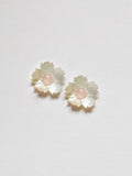 Blush Flower Studs