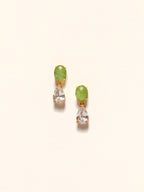 Green + Glitzy Teardrop