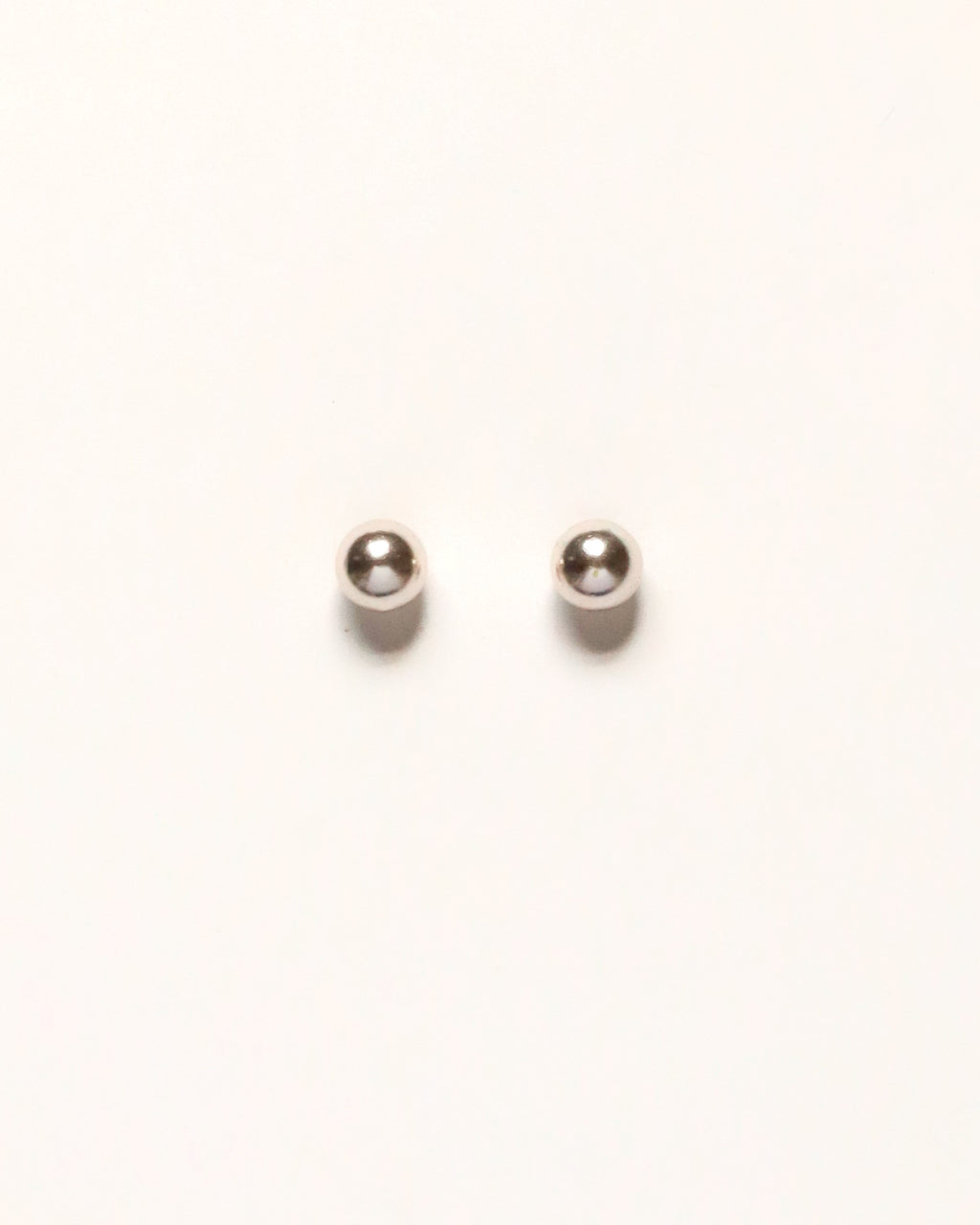 Mini Silver Ball Studs