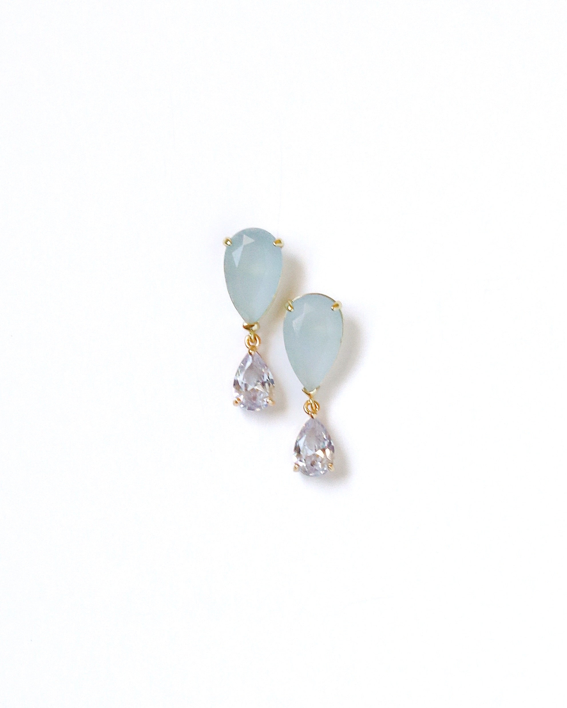 Baby Blue + Diamond Drop