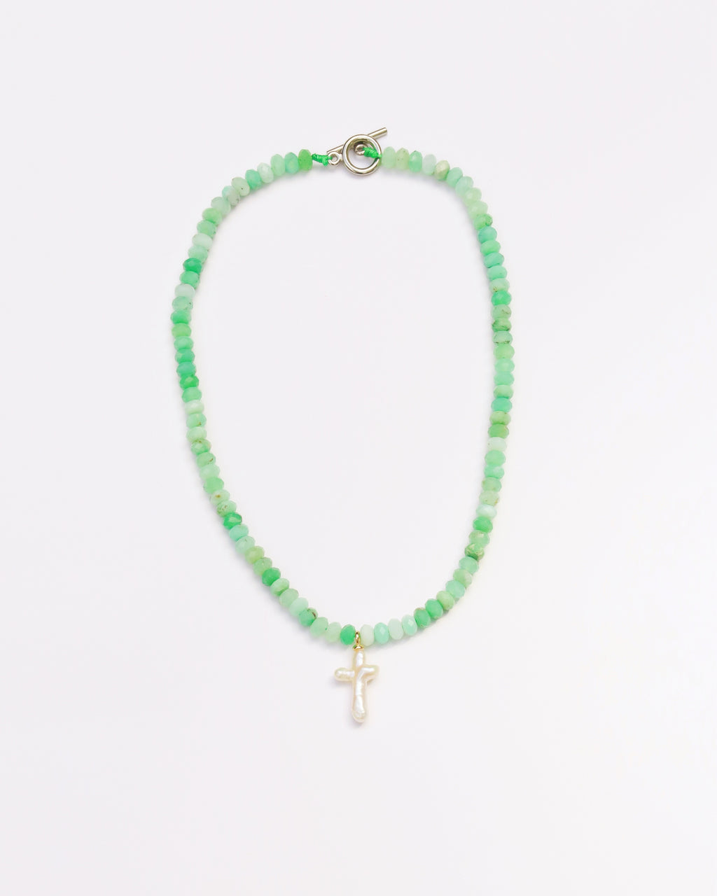 Chrysoprase Cross