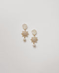 White Quartz + Glitzy Flower + Pearly Drop
