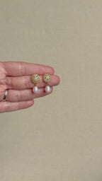 Round Diamond Cluster + Pearl