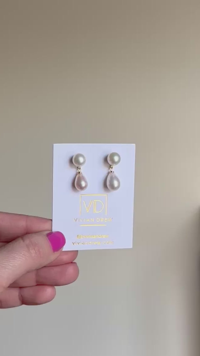 Dainty Double Pearls