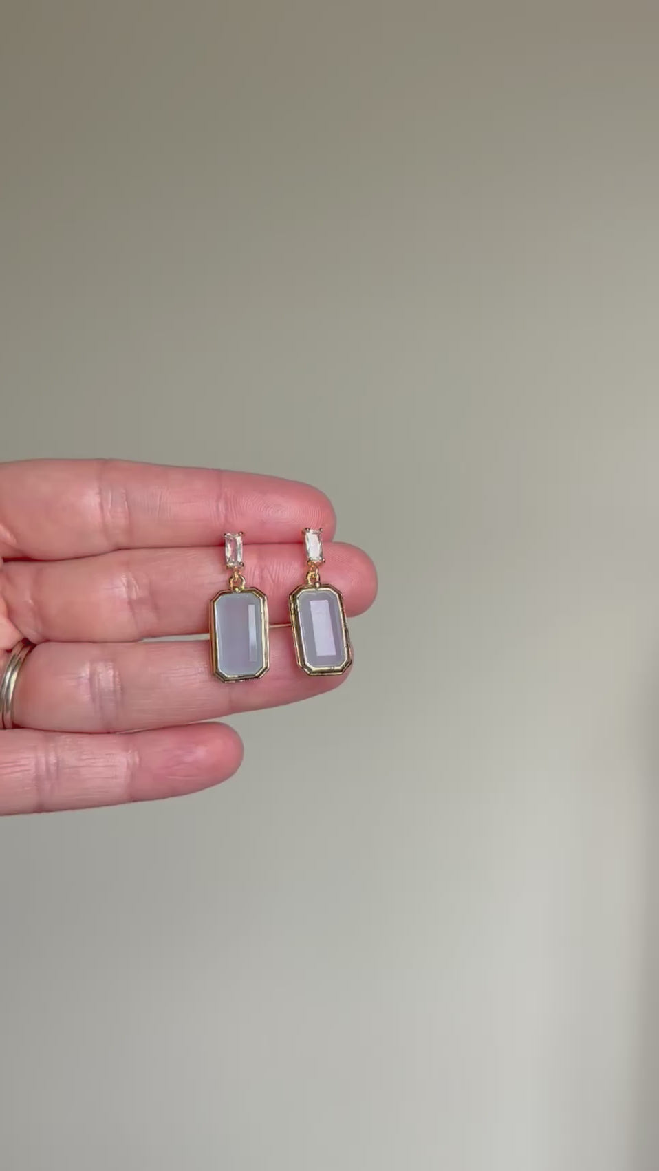 Small Square + Blue Drop