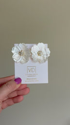 (Pre-Order) Large Magnolia Glitzy Studs