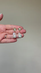 Rhombus+ Baroque Drop In 3 stone color options