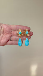 Sunburst Turquoise Drops