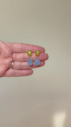 Petite Green + Blue Drops