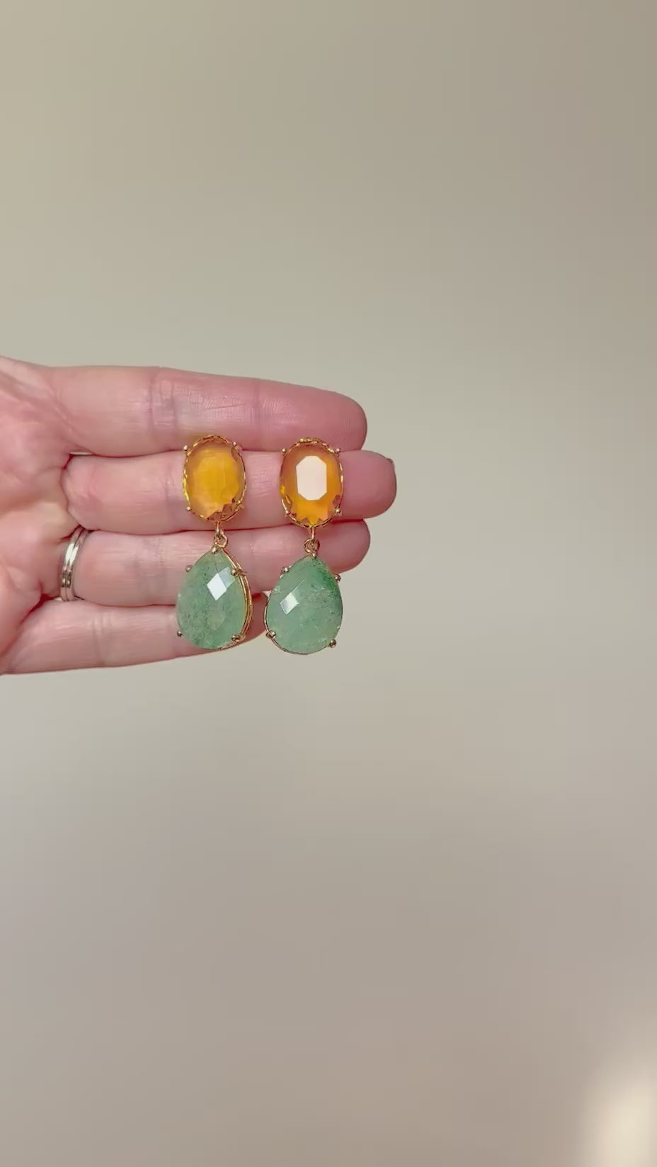 Citrine + Green Drop
