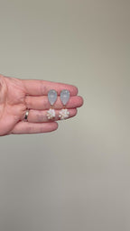 Baby Blue + Pearl Cluster
