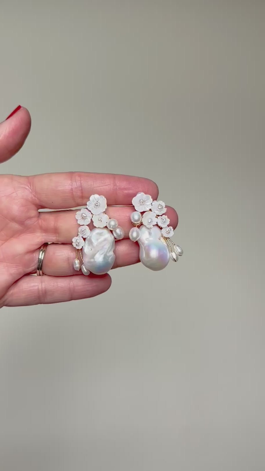 Floral Baroque Studs