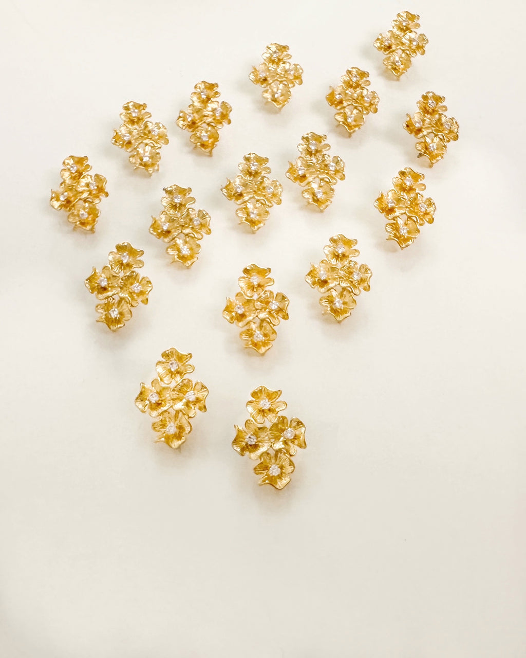 Glitzy Bloom Studs