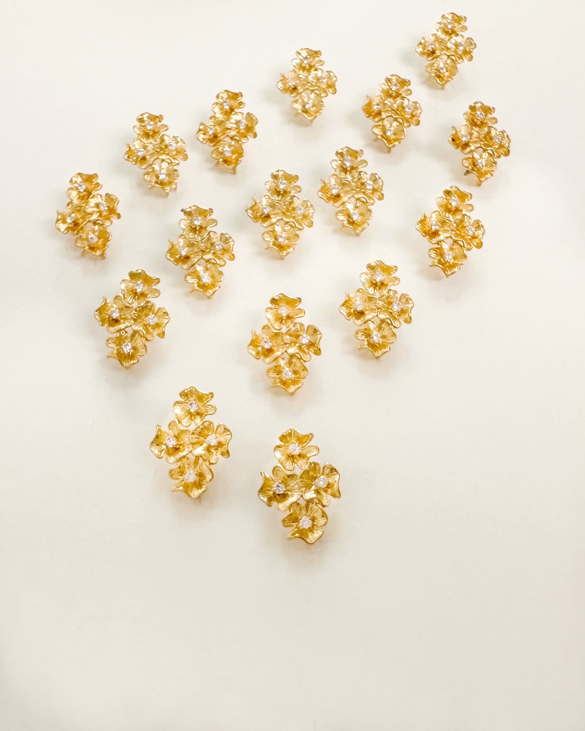 Glitzy Bloom Studs