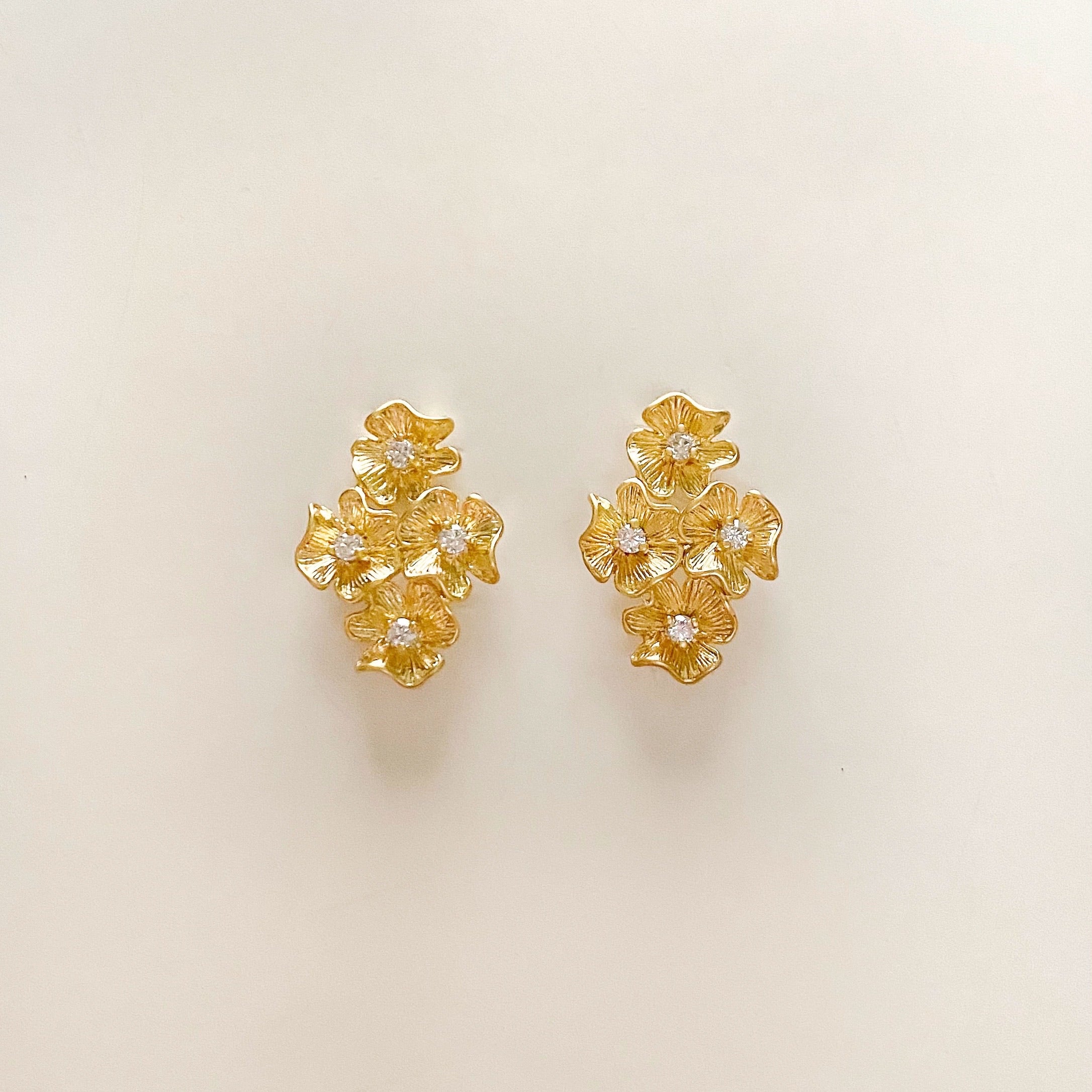 Glitzy Bloom Studs