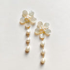 Pearl Flower + 3 drop Pearls