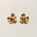 Large Glitzy Flower Studs