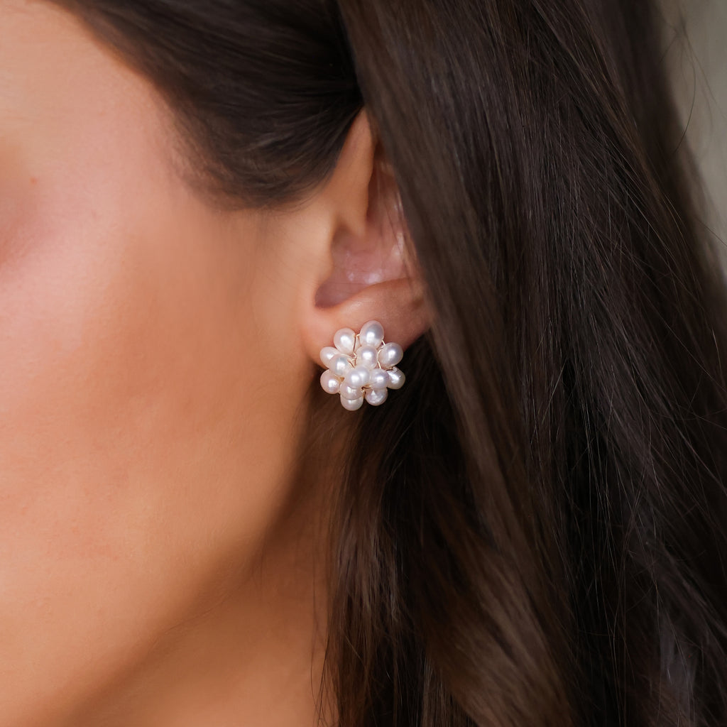Pearl Cluster Studs