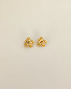 Small Glitzy Flower Studs