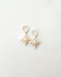 White Quartz + Pearl Cluster