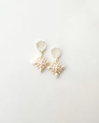White Quartz + Pearl Cluster