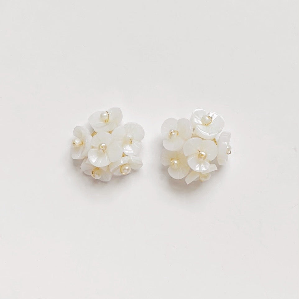 Pearl Bouquet Studs
