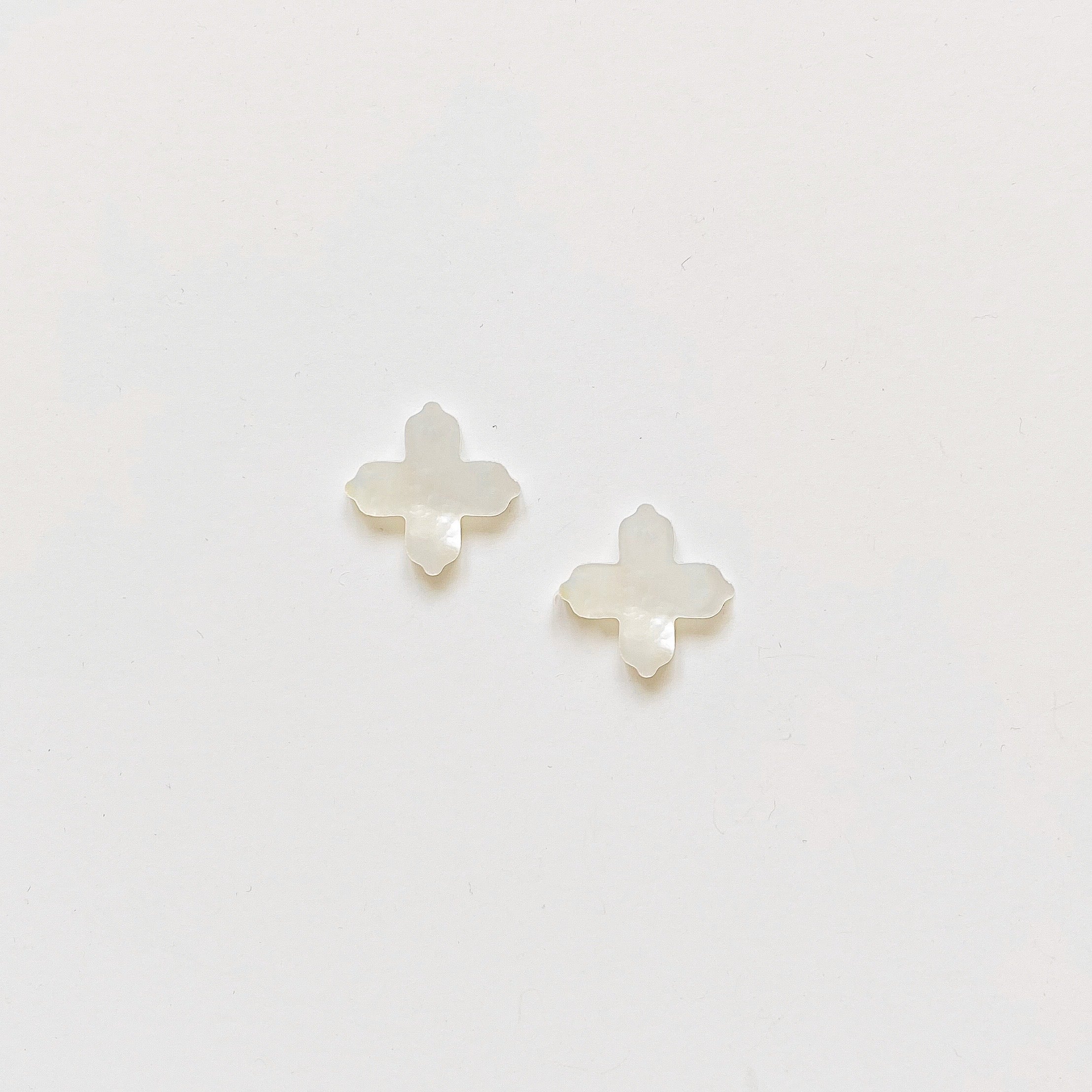Pearl Cross Studs